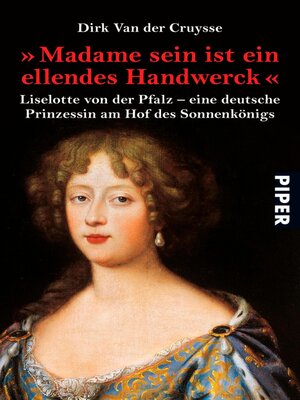 cover image of »Madame sein ist ein ellendes Handwerck«